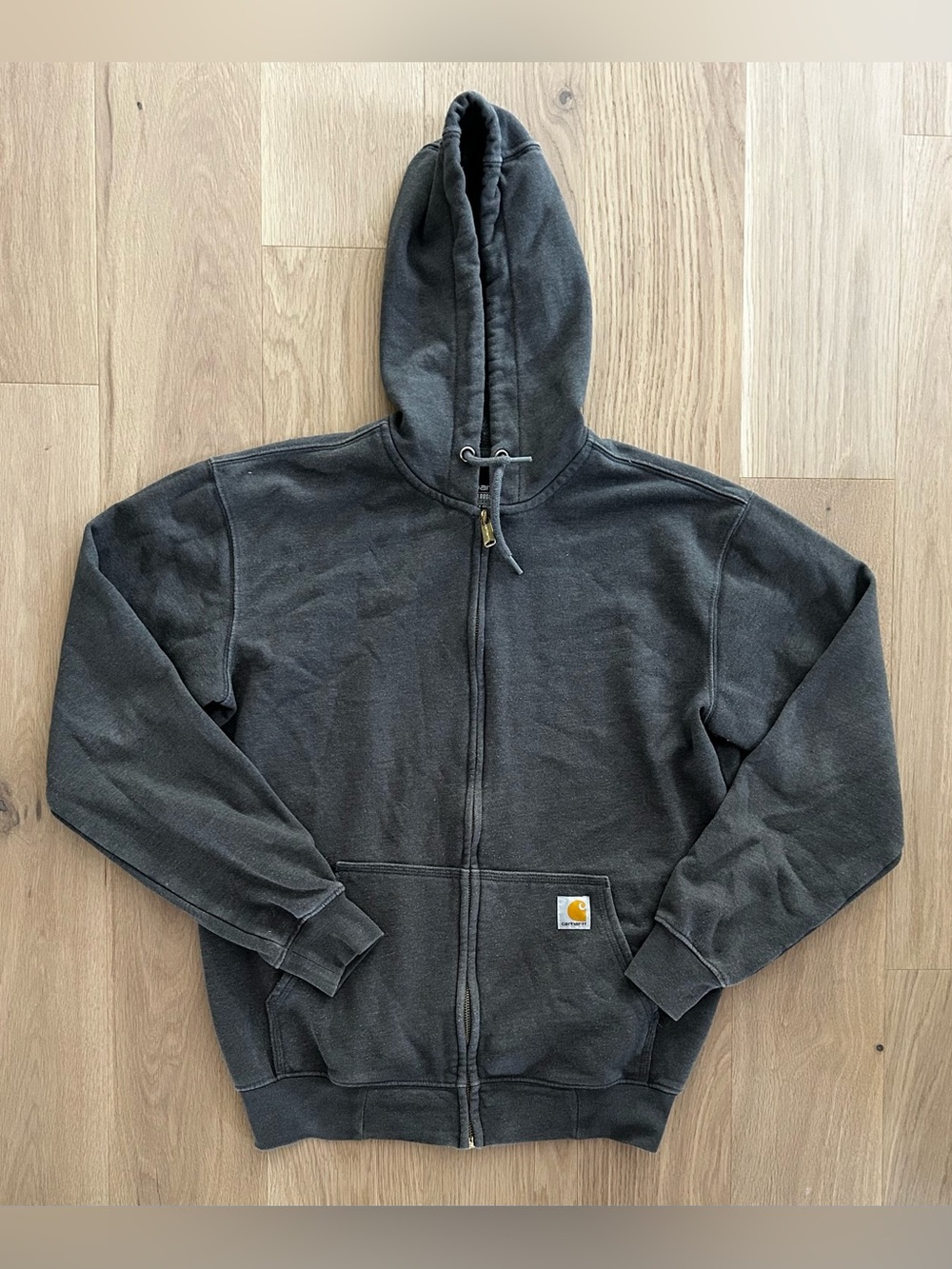 Carhartt Loose Fit Full Zip Hooded Sweatshirt - Size Small